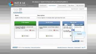 Nexia Tutorial-  Automations
