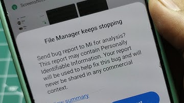 File Manager Keeps Stopping | Redmi