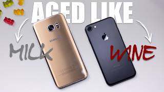 The Galaxy S7 Edge was GORGEOUS. The iPhone 7 actually LASTED