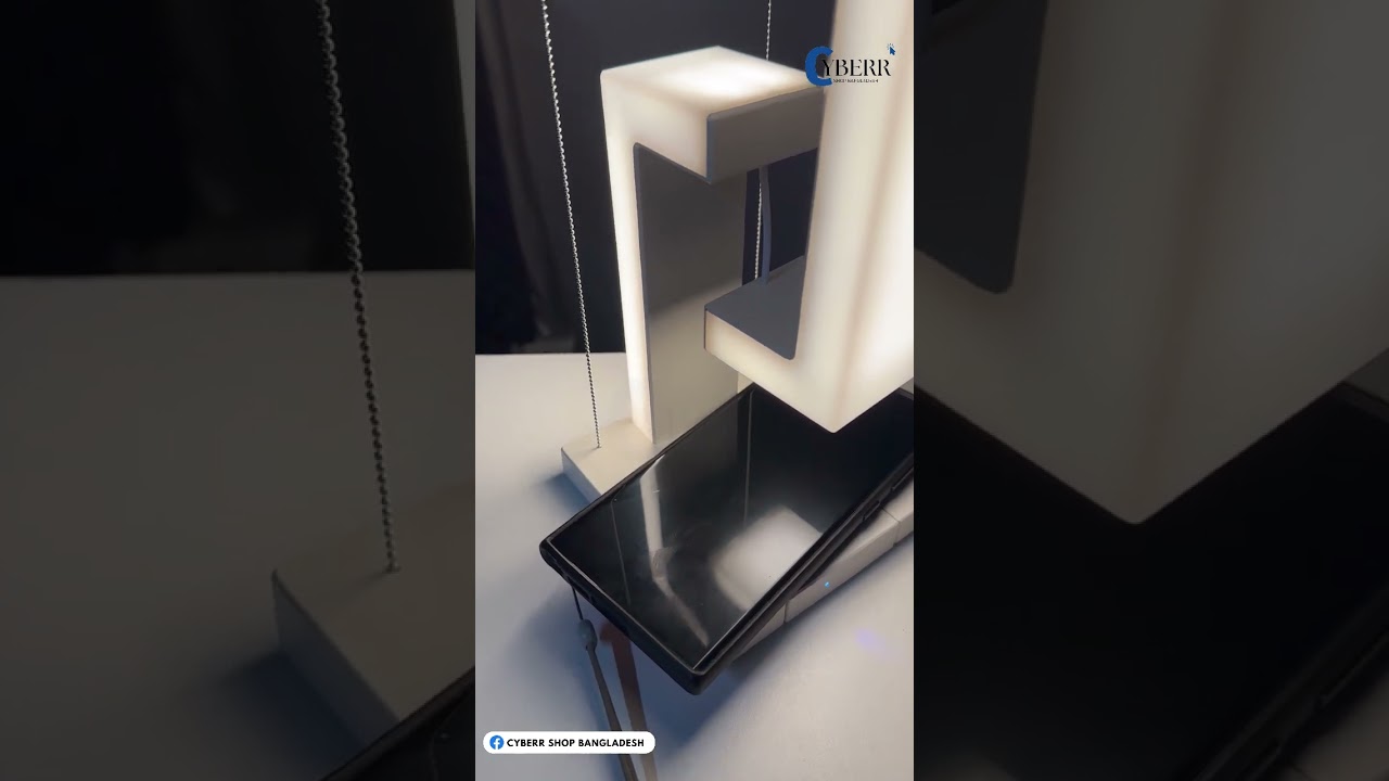 Anti-Gravity LED Desk Lamp with Wireless Charger Price In Bangladesh | Cyberr Shop BD  