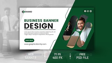 How to Design Website Banner - Adobe Photoshop Tutorial