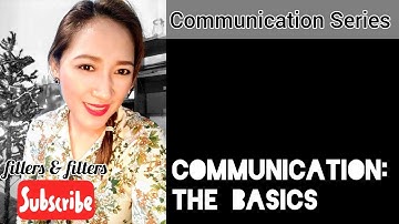 Comm #1: Introduction to Communication