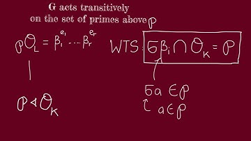 Hilbert Ramification Theory (part 2)- Transitive Galois action on Primes upstairs