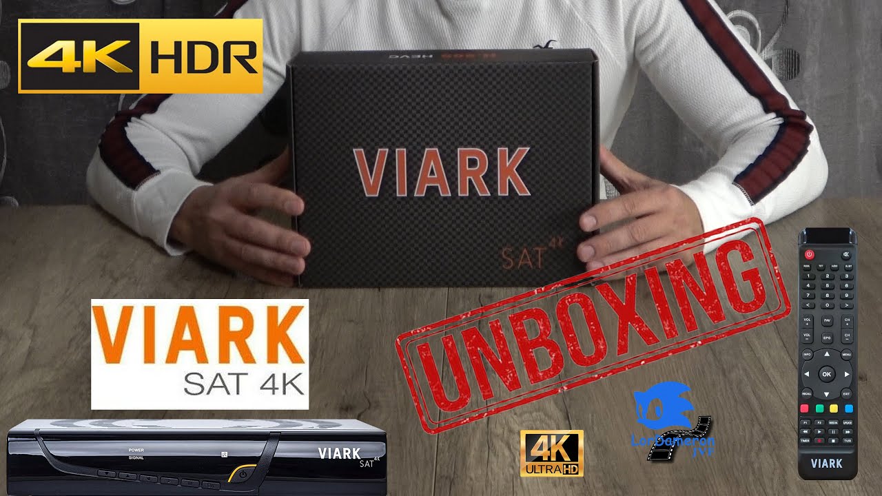 VIARK SAT 4K: UNBOXING 