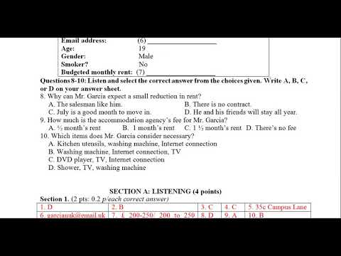 Video ĐỀ THI HSG TIẾNG ANH 9 07 ENGLISH TEST - youtube