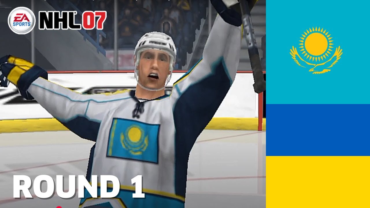 KAZAKHSTAN x UKRAINE | Hockey Nations Cup - NHL 07 (Round 1)