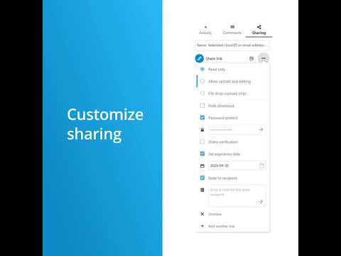 Sharing in Nextcloud