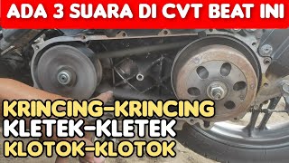 Analisa 3 suara kasar di cvt beat esp, langsung halus kembali 👍