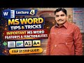 MS Word Home Tab Secret Tools 😱 | Subscript, Superscript, Formatting & Alignment Explained Lecture 4