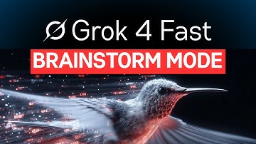 NEW AI Brainstorm Mode powered by Grok 4 Fast