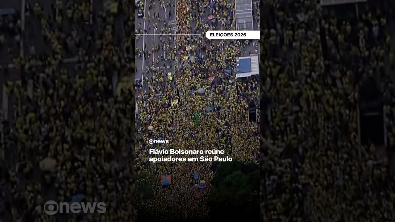 Flávio Bolsonaro reúne apoiadores em São Paulo 썸네일
