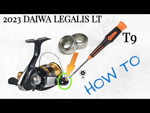 HOW TO INSTALL BEARINGS IN THE 2023 DAIWA LEGALIS LT 