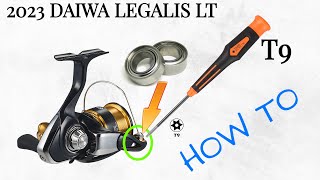 HOW TO INSTALL BEARINGS IN THE 2023 DAIWA LEGALIS LT