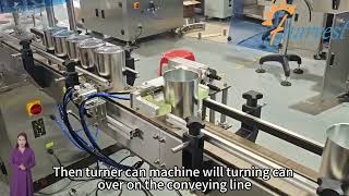 #Automatic metal can #flanging machine, #Servo bottom and top tin lid sealing machine #factory