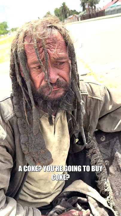 He asked the homeless man for a drink and surprised him for his kindness