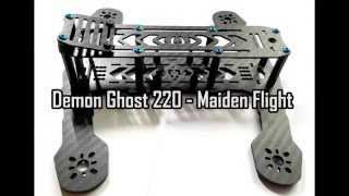 Mini Quad FPV - Demon Ghost 220 Maiden flight - Trying BetaFlight - Xiaomi Yi