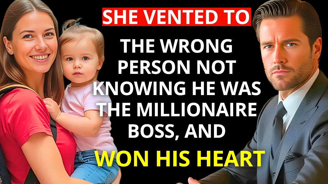 She Vented to a Stranger… Not Knowing He Was Her MILLIONAIRE Boss Who Fell in Love With Her!