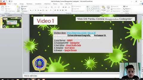 Implementasi WebGis Pantau Corona Menggunakan CodeIgniter , - Installasi Tools (Part.1)