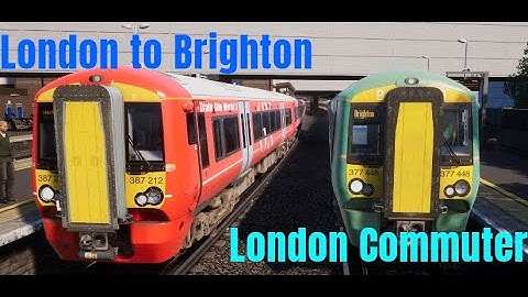 Train sim world 2 London Commuter (Brighton Mainline) driving a 377