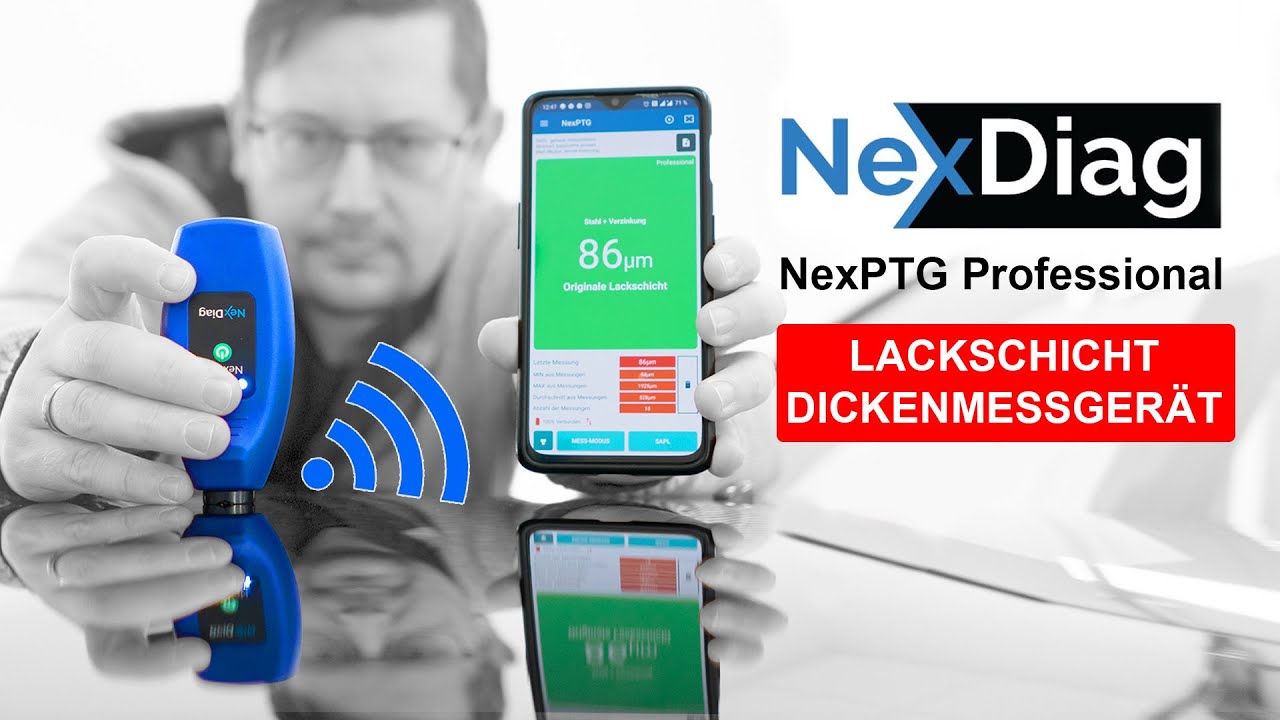 NexDiag - NexPTG Professional - Lack Schichtdickenmessgerät