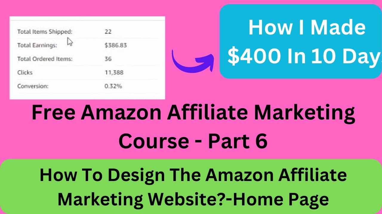 How to Earn Money with Amazon Affiliate Marketing - Step by Step/Amazon ...