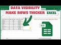 Data Visibility or Rows Thicker kesy Banain☝️🔥🤔🤫