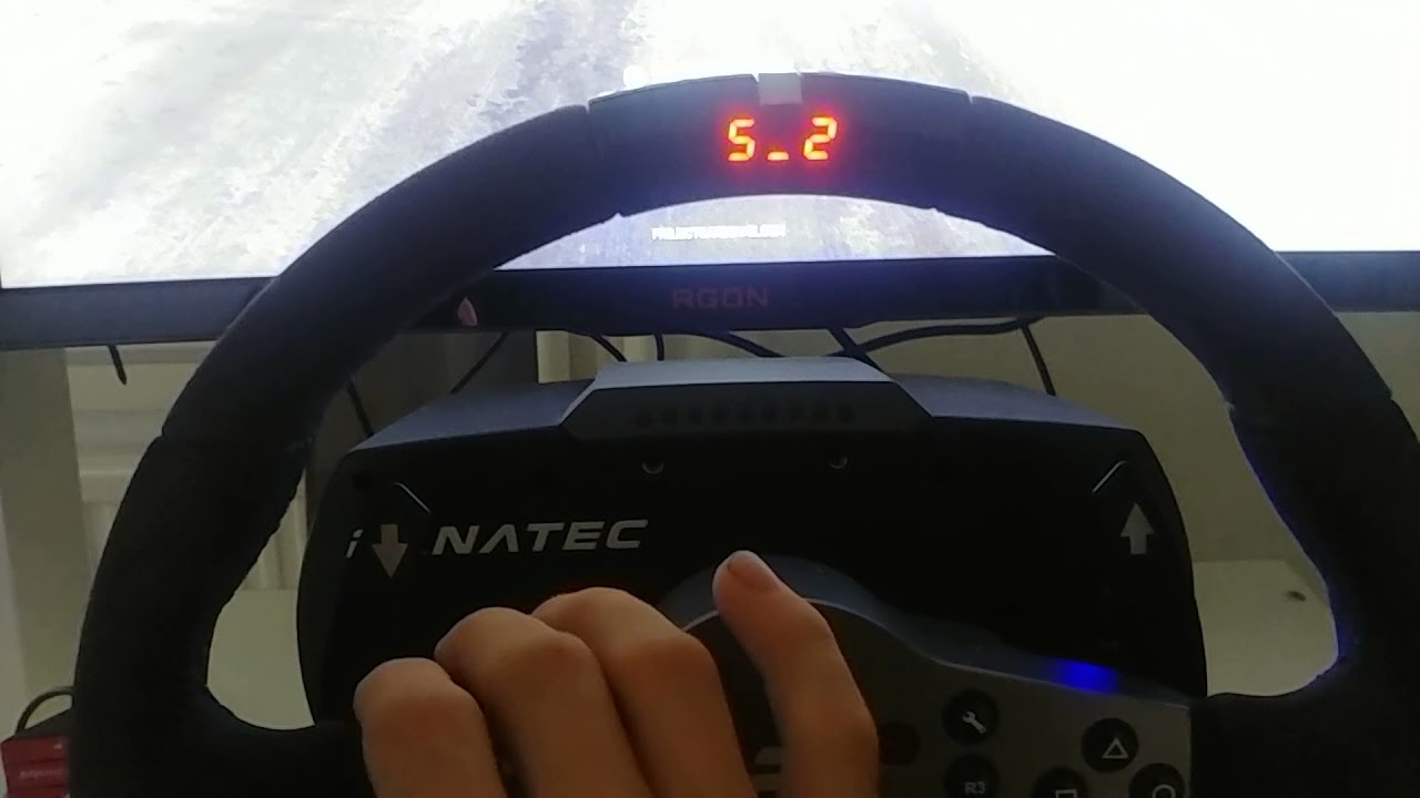 My fanatec in wheel settings YouTube