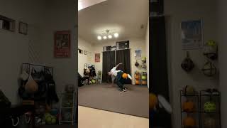 フリースタイルフットボール座り技