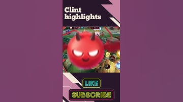 #mlbb #clint #gameplay highlights. High damage build #mobilelegends #shorts