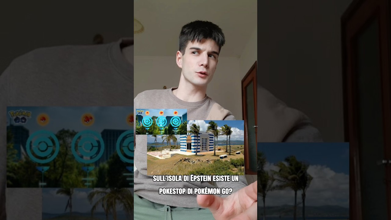 Sull'isola di Epstein Giocano a Pokémon GO?! 