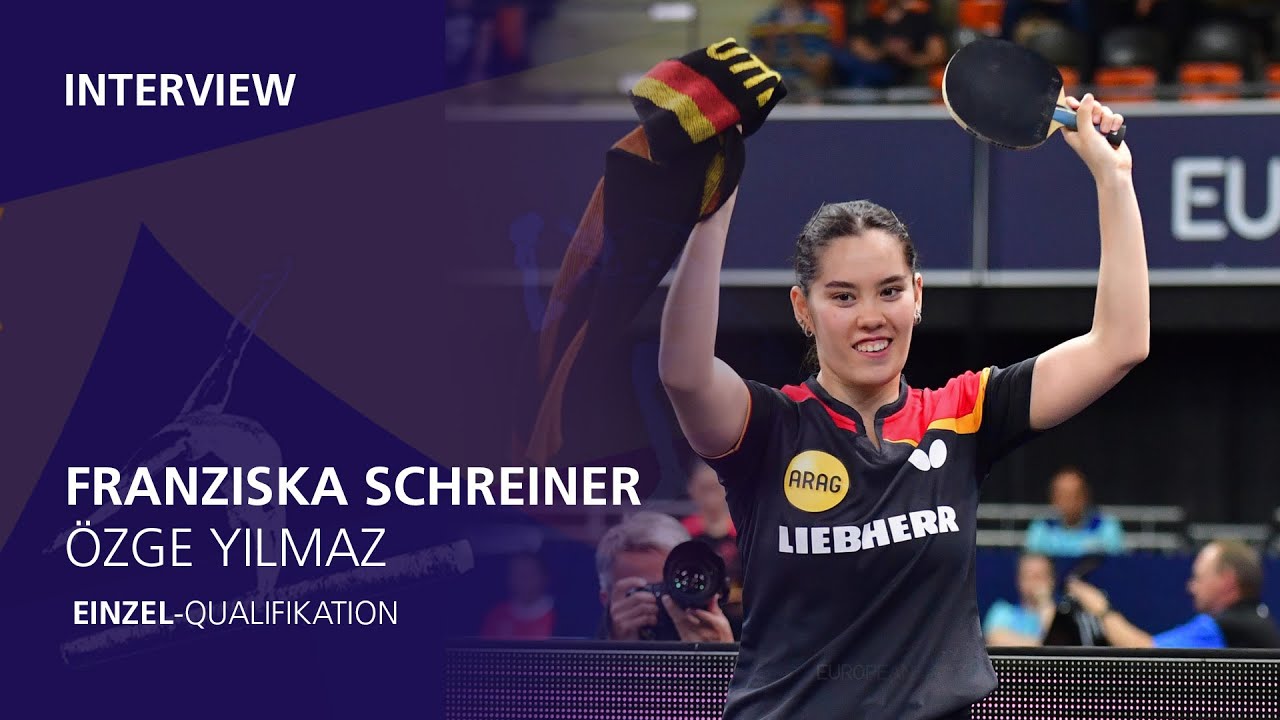 Franziska Schreiner - Özge Yilmaz I Einzel-Qualifikation Tischtennis-EM Munich 2022