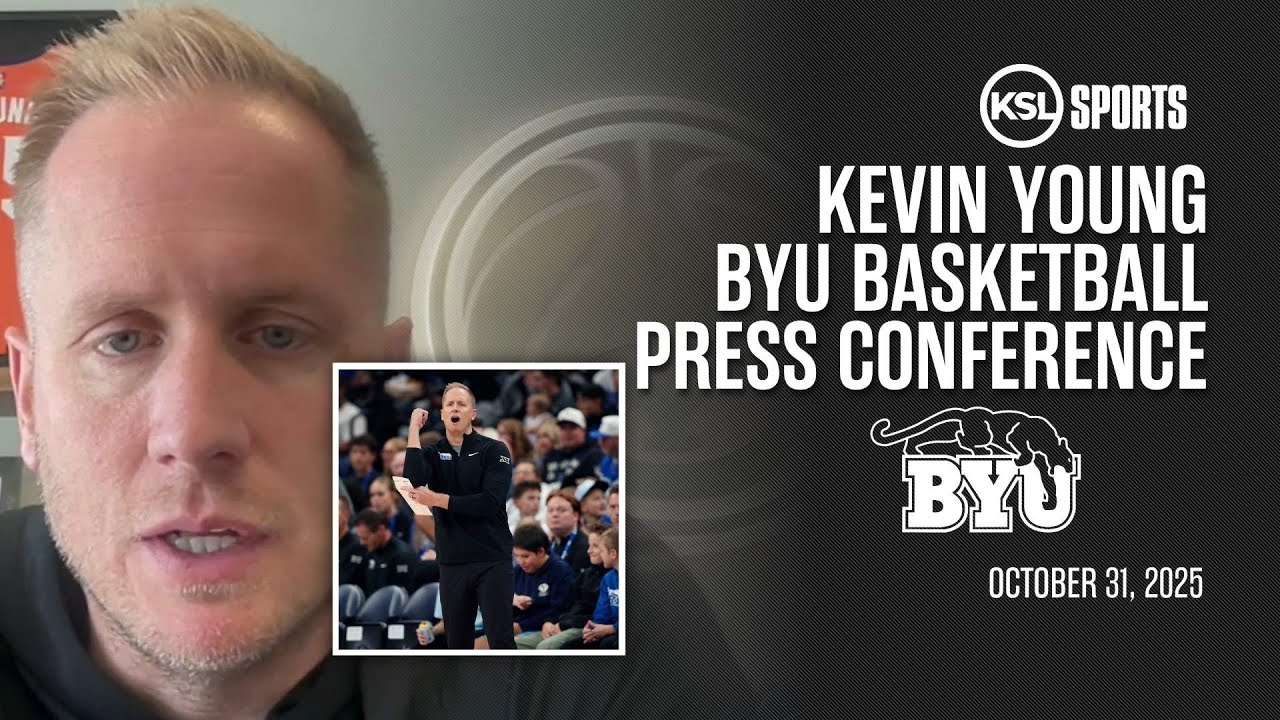 Кевин Янг из BYU Basketball предваряет первый матч сезона против Виллановы