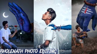 Parnav Pg new 😍Bholenath🙏 Photo Editing / picsart bholenath hand photo Editing video By 01DreamEditz screenshot 1