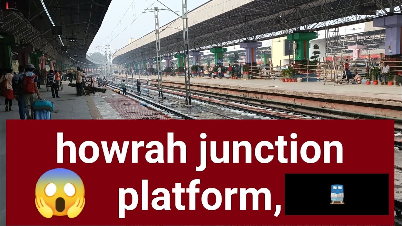 Howrah junction 23 platform  he 😱😱