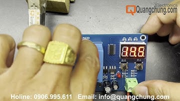 Mạch sạc và bảo vệ Acquy XH-M602. #quangchung #xh_m602 #machsac