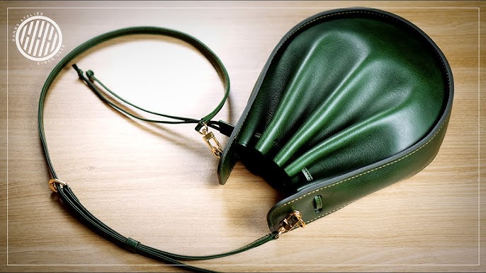 67 [Leather Craft] Making Leather Mini Boston Bag / [가죽공예