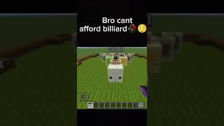 POV: Bro cant afford billiard🥀 #minecraft #minecraftmemes #bugrock #bedrock #sulfurcube
