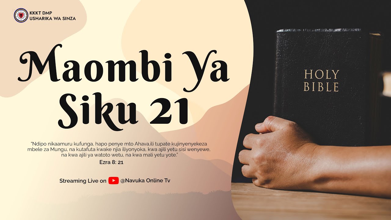 KKKT USHARIKA WA SINZA: MAOMBI YA SIKU 21 - SIKU YA 2 | LEO 12 - JAN, 2026