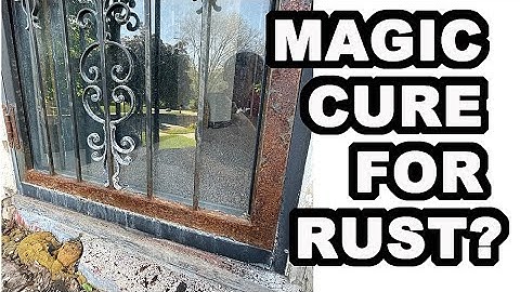How to remove AND cure rust from metal