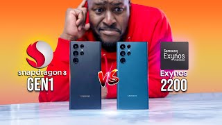 Galaxy S22 Ultra Snapdragon 8 Gen 1 vs Exynos 2200 Gaming!