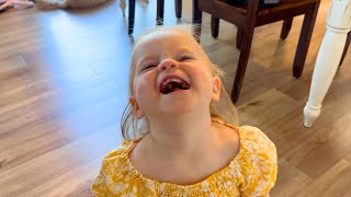 Adorable Baby Girl Can't Stop Laughing! (Cutest Ever!!)