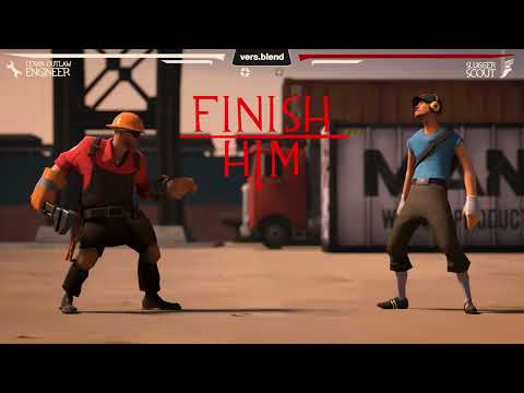 TF2 x Mortal Kombat: Engineer's Fatality - Crate Depression [Blender]