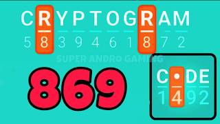 CRYPTOGRAM 869