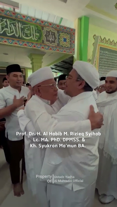 HABIB RIZIEQ SYIHAB BERTEMU DENGAN KH. SYUKRON MA'MUN😍#habibrizieqterbaru #khsyukronmakmun #ibhrs
