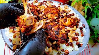 الكبسة السورية بالدجاج على طريقتي من ألذ الوصفات kabsa with chicken