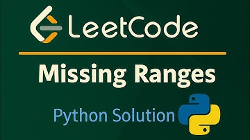 Leetcode 163 Missing Ranges Python Solution #leetcode #dataengineering #python