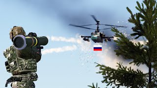 Russian helicopters [KA-52] downed in Ukraine had foreign high-tech components - ARMA 3 Mil sim