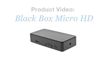 The Black Box Micro HD Hidden Camera DVR