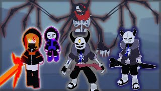 Undertale Crazy Multiverse Timeline：Ella、Demi Sans、Demon, Omega Demi Sans showcase