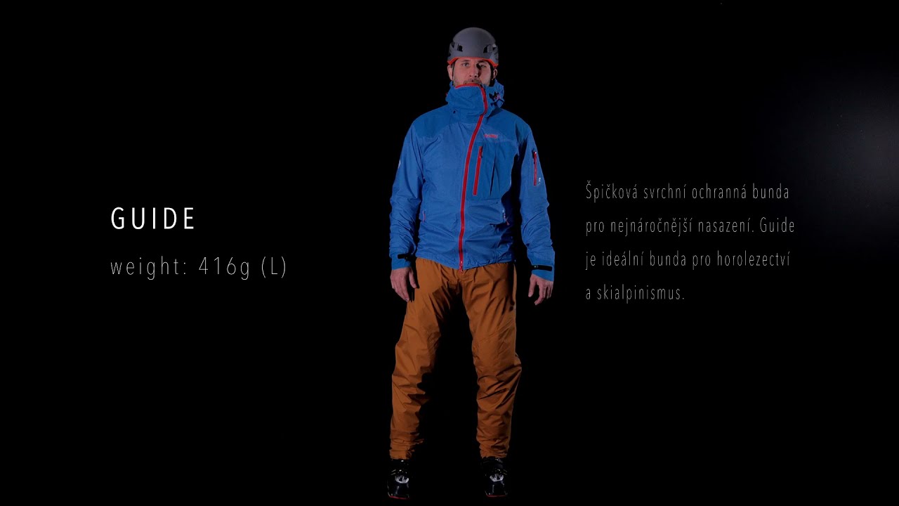 P nsk hardshellov bunda GUIDE - Kolekce outdoorov ho oble en l to 2022 - CZ